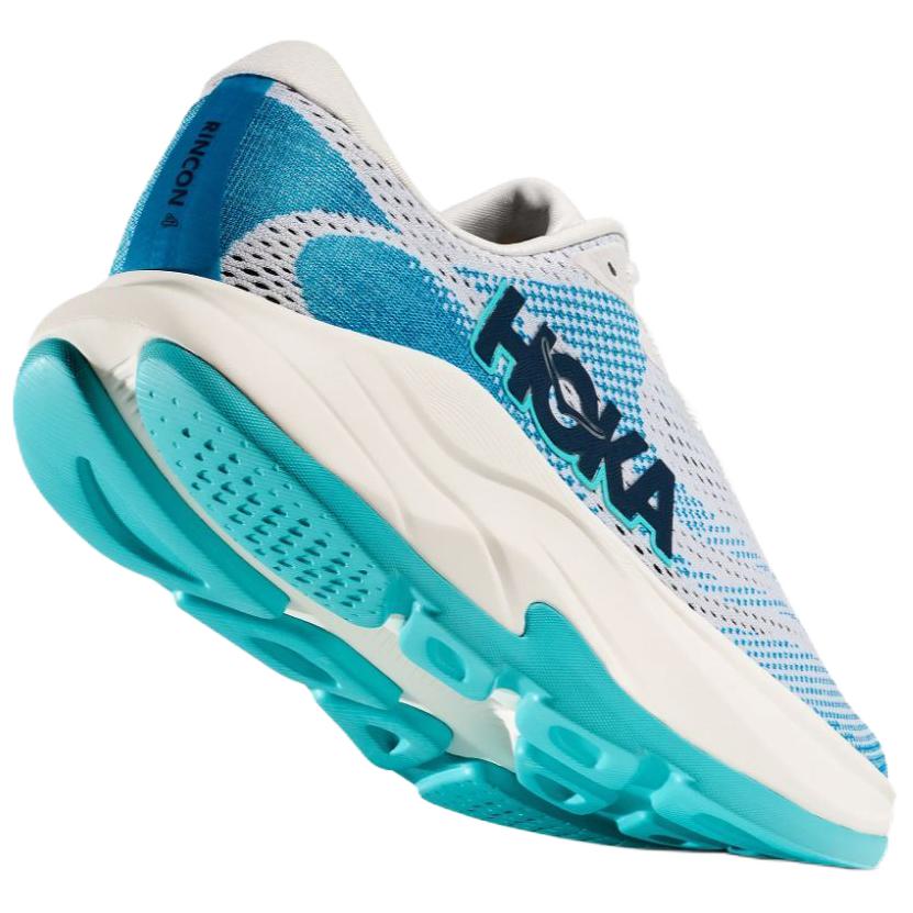 HOKA One One Rincon 4 Comfortable Versatile Non-Slip Durable Low-Top Running Shoes Men Running Shoes Gray Blue 1155130-FSK