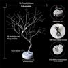 Desk Tree Fairy LED Lights for Home, Bedroom, Indoor, Wedding Party, Decoration Touch Switch Battery Powered or USB Adapter