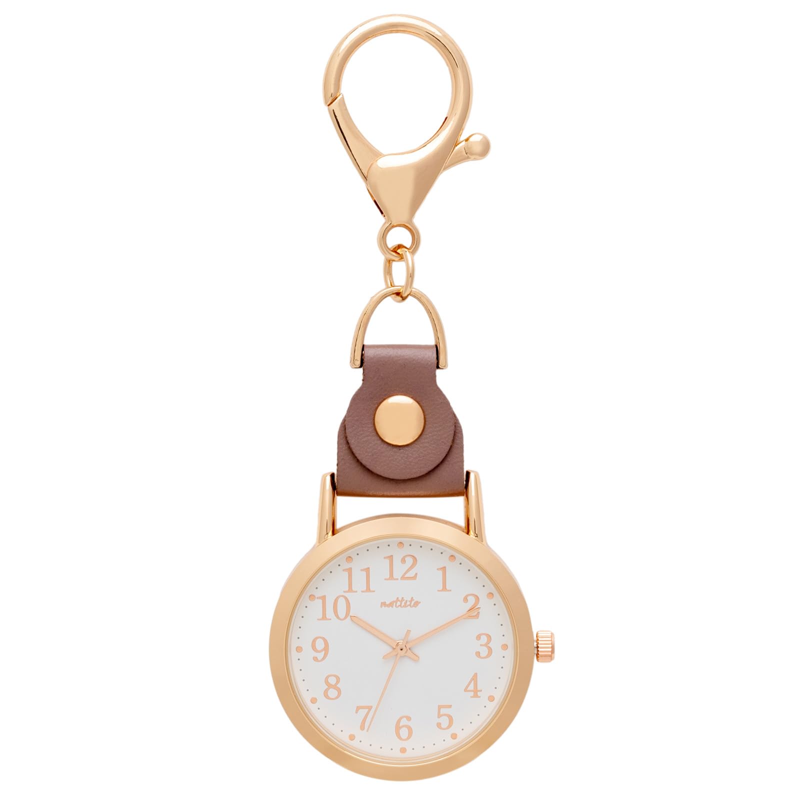 

Pocket Keychain [Fieldwork] Women s Watch, Watch, Analog, Lilac, Greige, GY069P-6