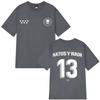 Rapper NATOS WAOR 13 T Shirt Fashion Hip Hop Vintage T Shirt Mens Women Clothing Cotton Summer Oversized Tshirt Streetwear Top
