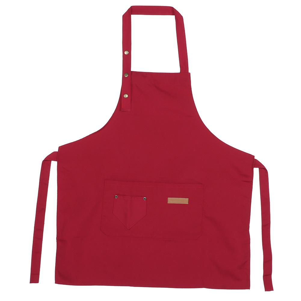 

Comfortable Cotton Waiter Waitress Working Apron Household Kitchen Cooking Apron with Pockets