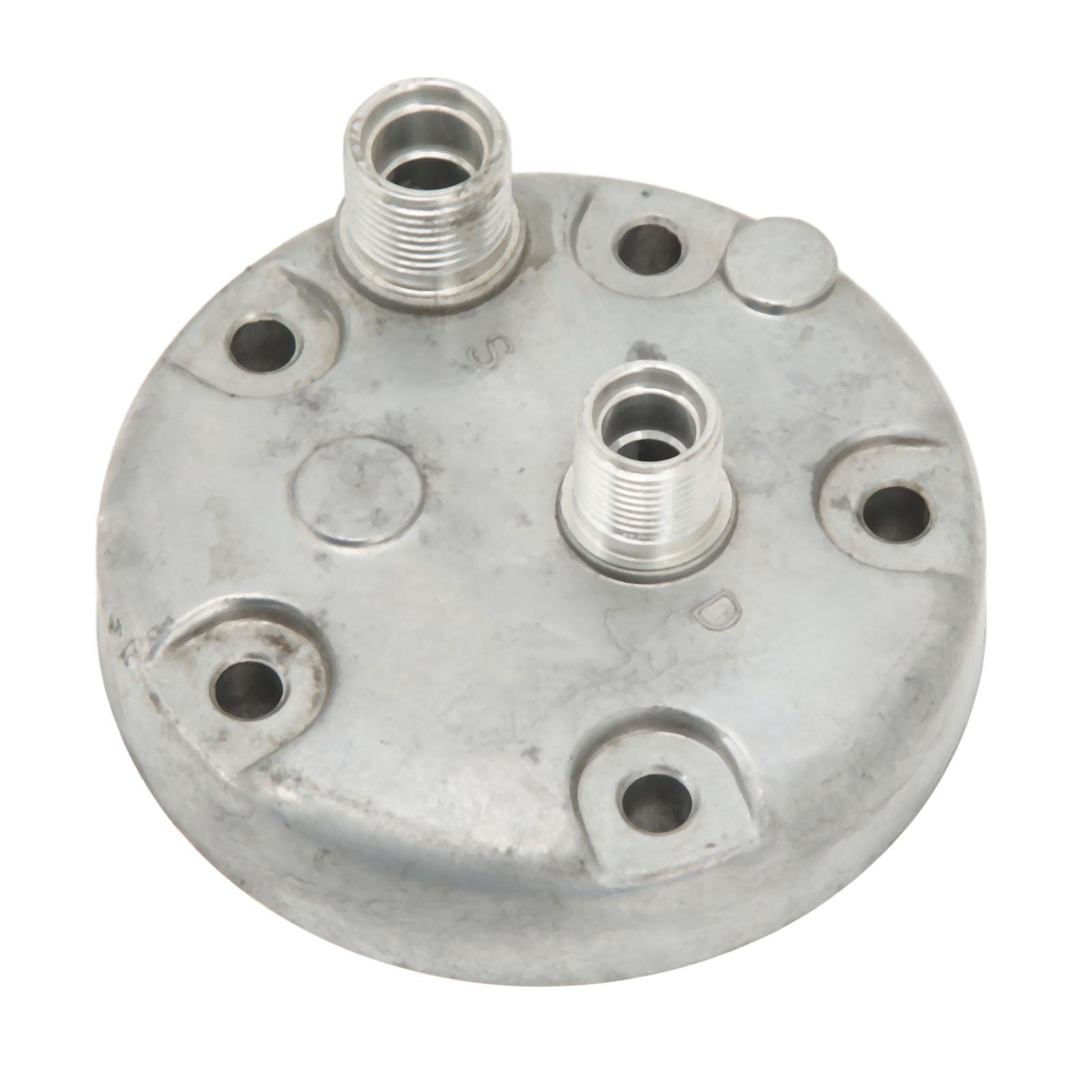 

Крышка компрессора кондиционера Алюминиевая Задняя крышка компрессора кондиционера Замена для SANDEN SD508