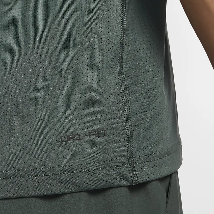 Nike Dri Fit Rise 365 T Shirt Men's Vintage Green DV9816-338