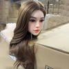 Ultra-realistic Silicone Hand-implanted Hair Semi-permanent Makeup Oral Sex  Head (detachable) Suitable for 135-172cm Sex Love Doll Accessory