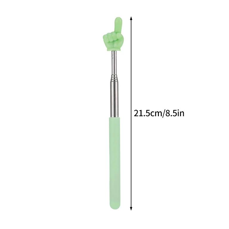 1 Stück Edelstahl Zeigefinger Studenten Lesestäbe Whiteboard Lehrzeigestäbe Handheld Presenter Lehrwerkzeuge