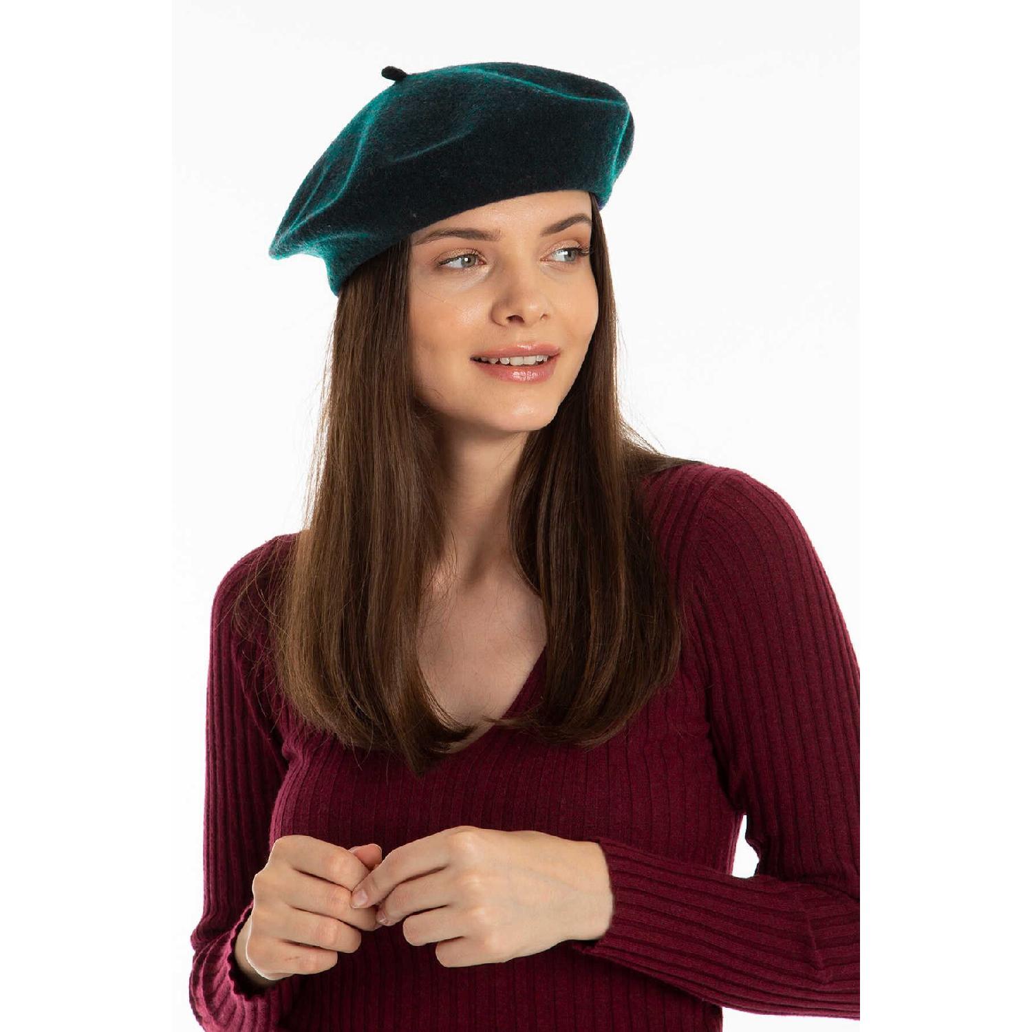 

Green French Painter Felt Beret Standart серый