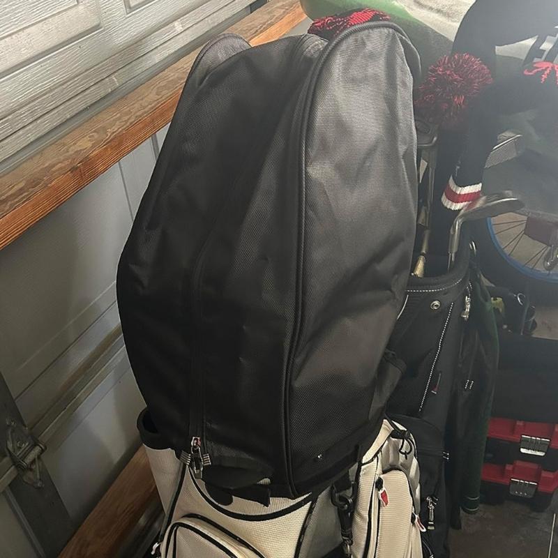 Leichter Golfschlägerschutz mit verstellbaren Schnallen, kompaktes Falt-Design, Reisespeicher, Golfschlägertasche Regenschutz