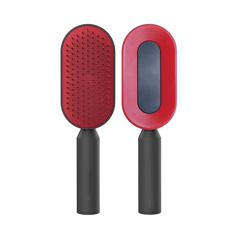 New Self Cleaning 3D Air Cushion Massager Hair Brush Airbag Massage Comb Brush Electroplated Detangling Anti Static Hairbrush
