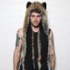 Cartoon Plush Hat Scarf Glove Set - Cute Faux Fur Cap