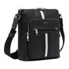 Bally Logo Zipper Closure Leather Shoulder Crossbody Bag Men Bags Black 6310079