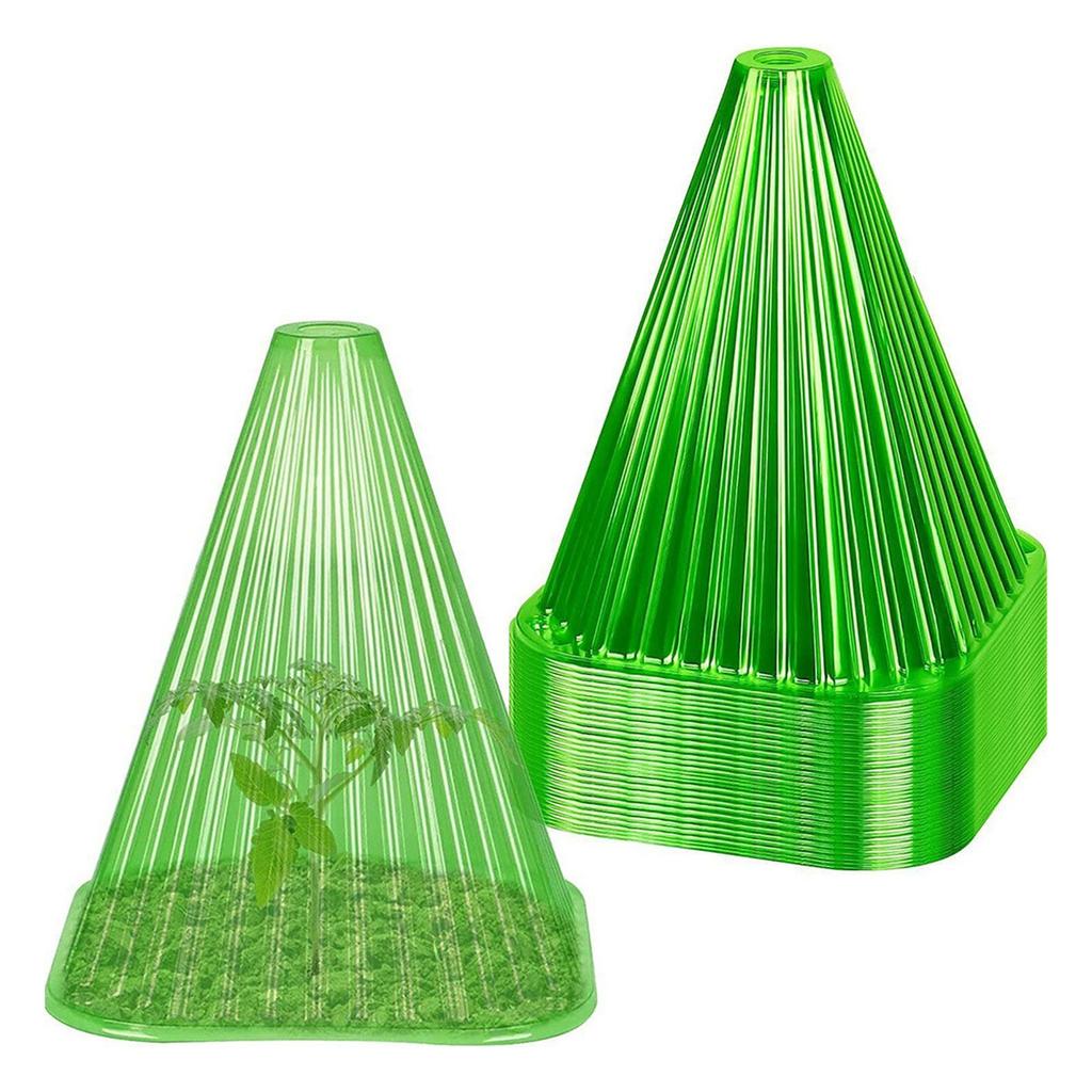 Reusable Garden Plant Cloches Cover Transparent Breathable Plant Cover Square Environmental Friendly