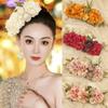 Thailand Flower Hair Comb Flower Wedding Bride Accessories Flower Hairpin Female Hair Accessories