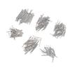 410PCS Cotter Pin Assortment Kit In 6 Different Sizes Galvanized Steel Heavy Duty Straight Shaped Hardware Pins for