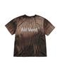 Negeotibeuseupeulliskeulleob Air Vent Tie-Dye Racing T-Shirt (Brown)