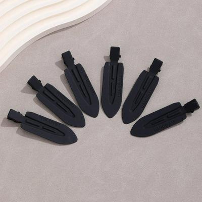 6 Stück Metall Haarschnitt Pony Haarspange U-förmige Klammer Make-up-Klammer Haartools, Haarprodukte Und Zubehör