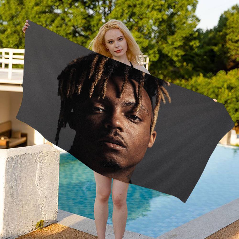 Rapper J-Juice WrldS Microfiber Blanket Quick Drying Beach Towels Oversized Printing Super Absorbent Pool Towel Blanket