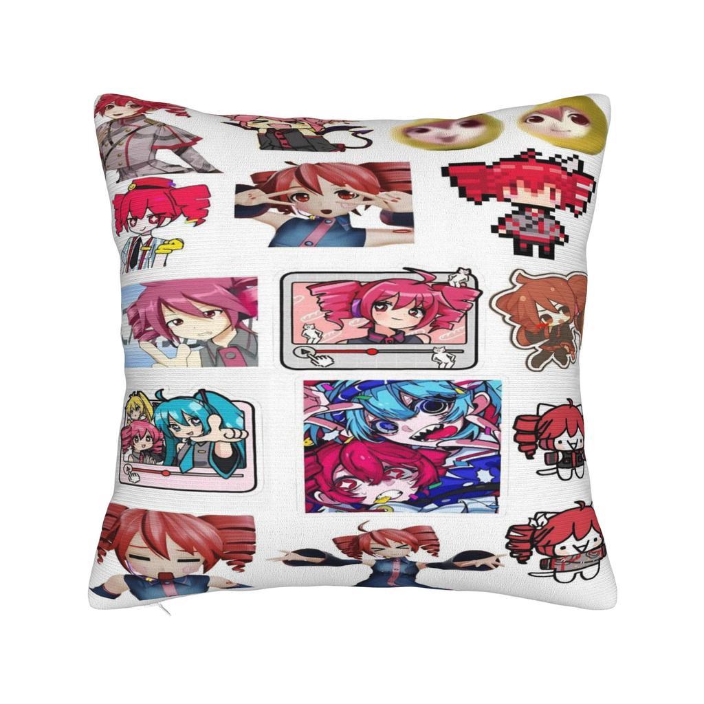 White Lily Cookie Cookie Run Kingdom Pillow Cases Cushion Cover Awesome Decorative Pillowcover for Car 4545cm