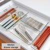 16/25 Pcs Kitchen Organiser Drawer Divider Drawer Organiser Dressing Table Organiser Make Up Organiser for Bedroom