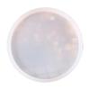 Round Resins Tray Moulds for Epoxy Resins Jewelry Tray Candle Holders Gypsum Silicones Moulds for Home Decoration