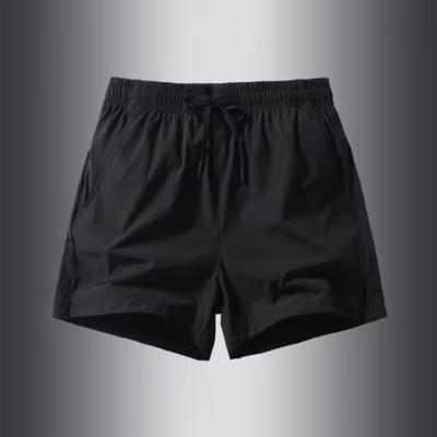 Ice Silk Quick Drying Shorts for Men's Summer Outdoor Wear, Sports Running, Casual Five Quarter Pants