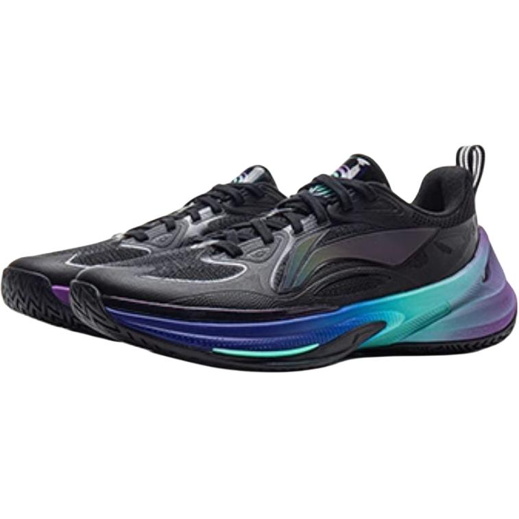Li Ning Kids Basketball Pioneer Spirit 6 Team V2 Comfortable Soft Durable Low Top Basketball Shoes Kids sneaker Black YKBV056-1
