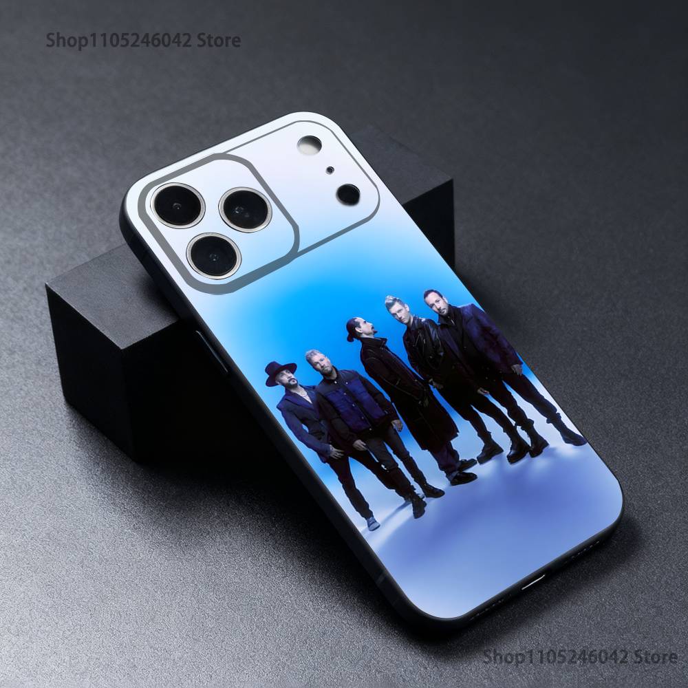B-Backstreet Boys BSB Black Soft Cover Phone Case For iPhone 17,16,15,14,13,12,11,Pro,XS,Max,XR,Plus,E,SE4,Mini