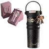 Insulated Tumbler 710ml Large Capacity Coffee Cup Made Food-grade 316 Stainless Steel Achieving 12 Hours Insulation Cooling Lid Straw. Leak-proof Easy