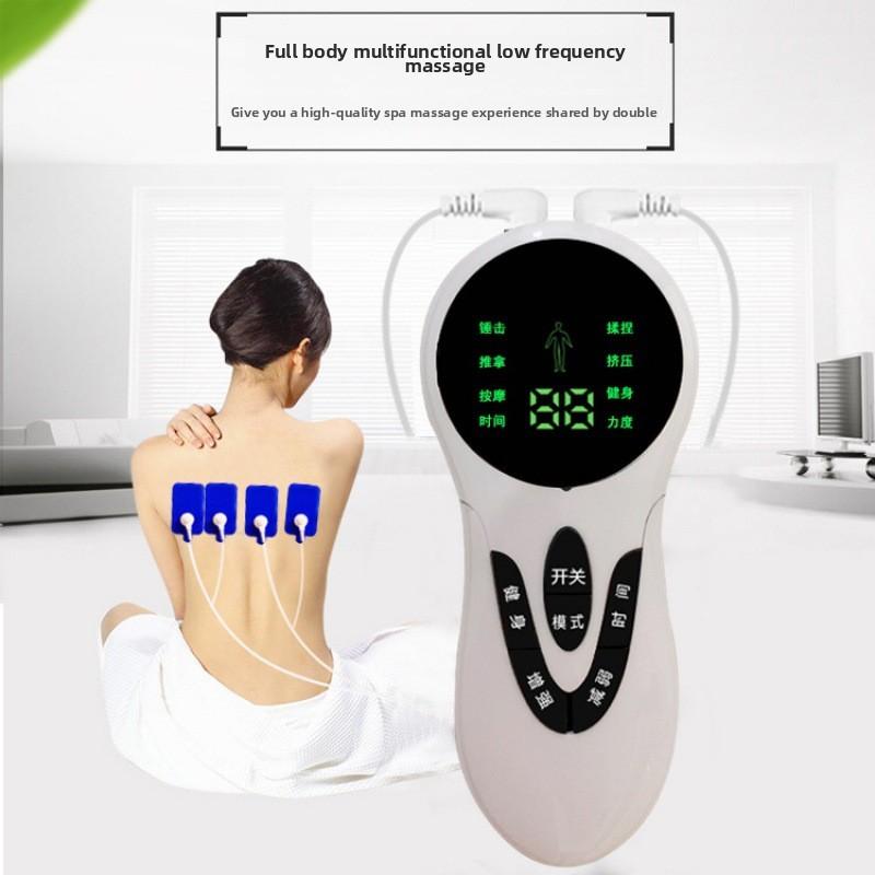 Dual Output Charging Multi-function Physiotherapy Instrument, Electronic Pulse Cervical Spine Massager Massager