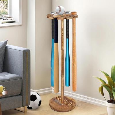 Suporte para Taco de Beisebol Armazenamento Decoração de Casa Prático Moderno Rack para Softball Organizador de Clubes