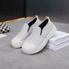 High on Platform Canvas Shoes for Women Original Offer Comfortable and Elegant Cotton Cheap Trends 2025 Deals New Woman Footwear