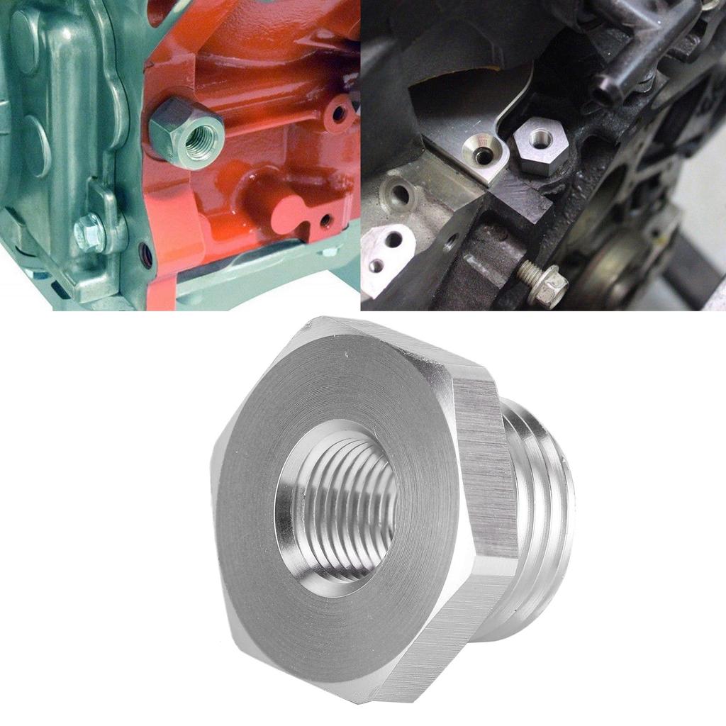 Oil Pressure Sensor Adapter M16x1.5 to 1 8NPT Aluminium Fitting for LS Series Engine