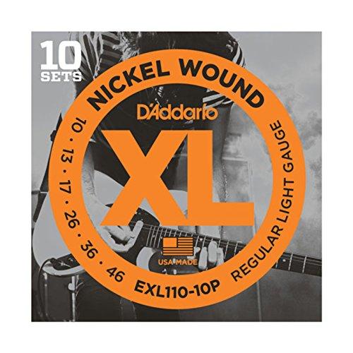 D'Addario EXL110-10P Electric Guitar Strings 10-Pack