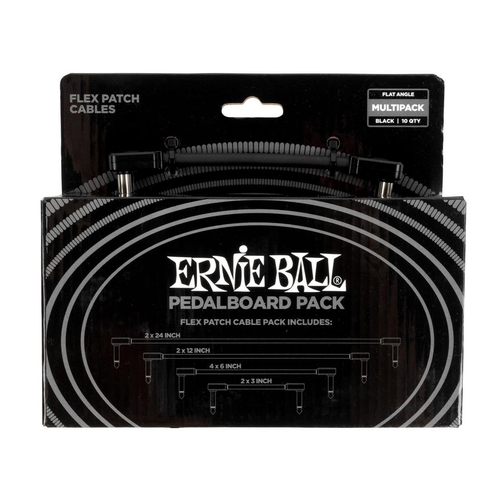 ERNIE BALL Flex Patch Cables 6462 Black for Multi-Pack Guitar/Bass