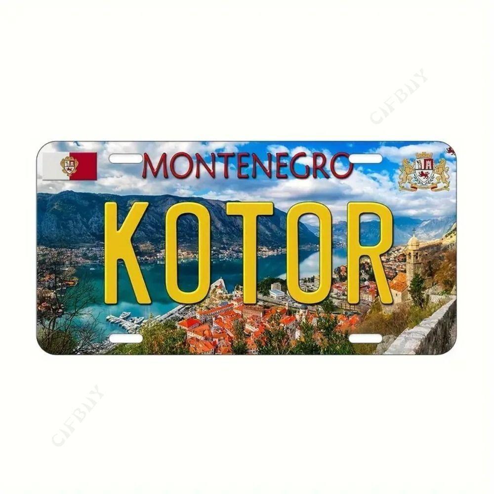 Souvenir Number for the Car , Car Number Plate for Interior Decoration, Metal, 15x30 Cm