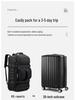Foldable Cross-Border Wheeled Backpack: Multifunctional Travel & Sports Bag for Men and Women