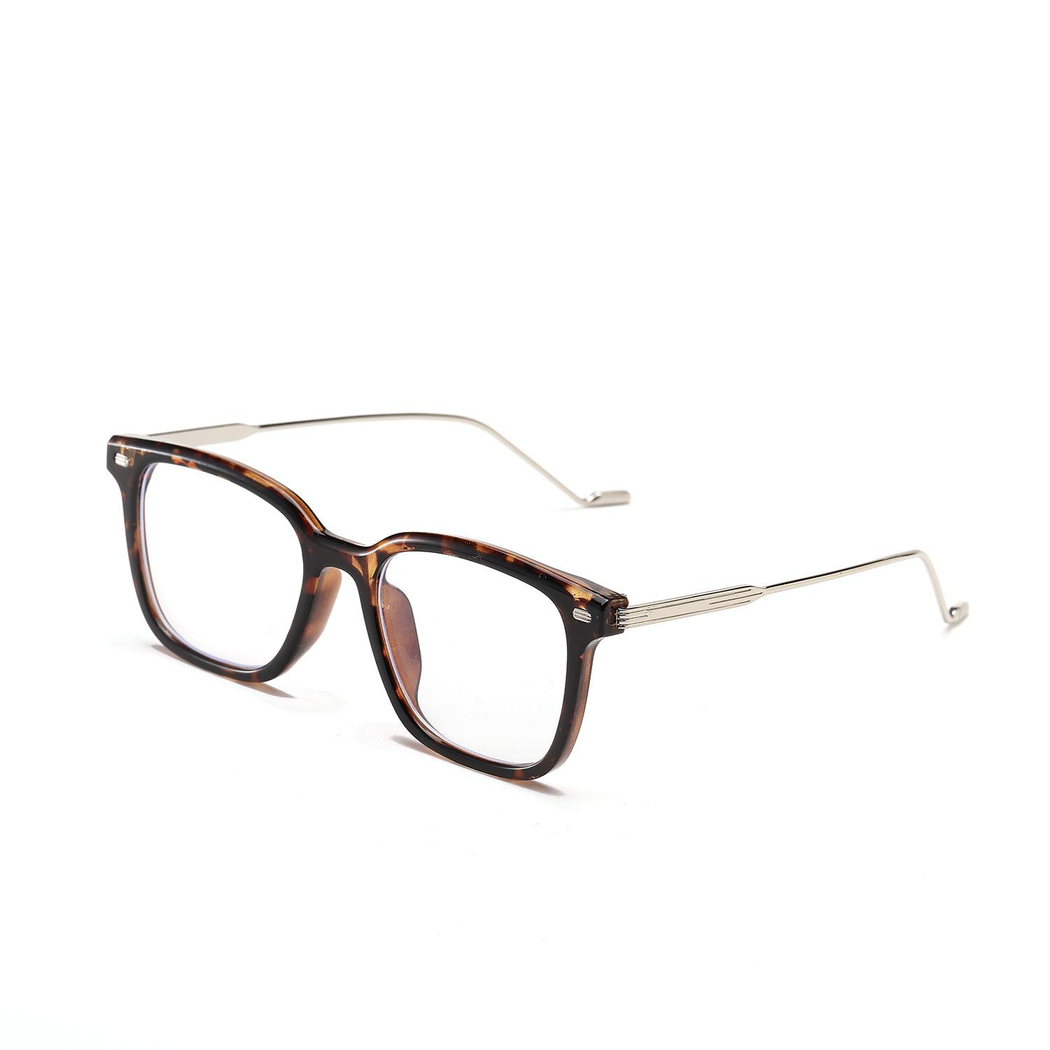 

Очки B316 Квадратные Большая оправа Полуметалл Персонализированные Корейская волна Плоское зеркало