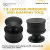 Professional DIY Leathercraft Accessories Stainless Steel Hand Pressed Leather Tool Leather Pressing Tool