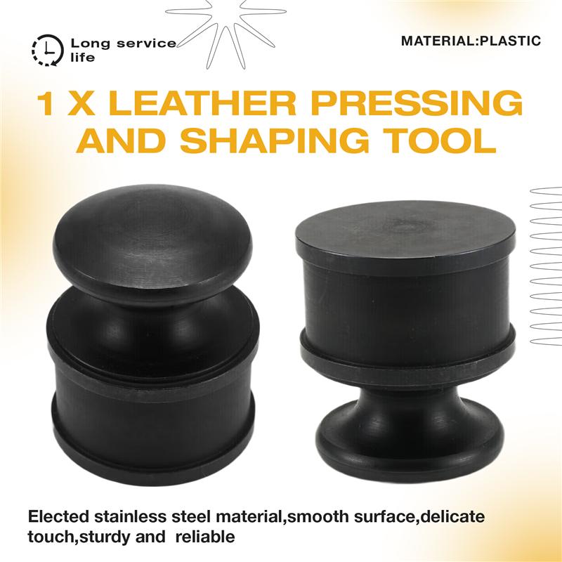 Professional DIY Leathercraft Accessories Stainless Steel Hand Pressed Leather Tool Leather Pressing Tool