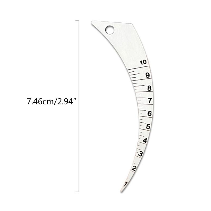 Feeler Gauges 1-15mm / 1-10mm Tapered Feeler Gauges StainlessSteel Narrow Feeler Gauges for Measuring Gaps Width or Thick
