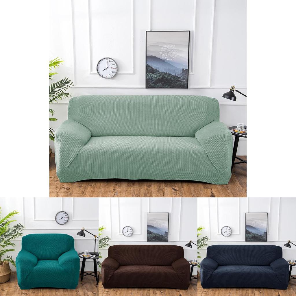 Luxurious Stretch Home Chair Sofa Cover In Solid Color For All Season Comfort