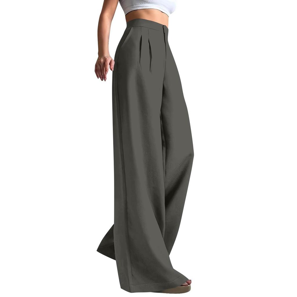 Work Pants Women Business Casual High Waisted Wide Leg Trousers Dressy Work Outfits