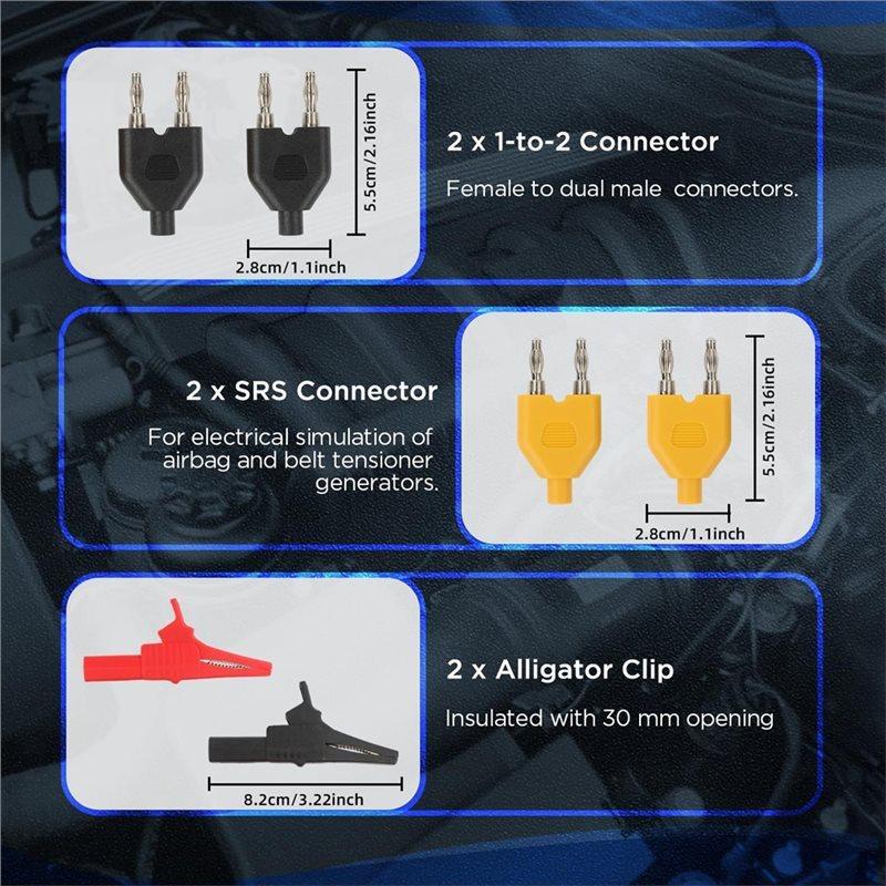 Multi-Function Auto Diagnostic Tools 48PCS Automotive Circuit Test Leads Kit Electrical Breakout Automotive Kit