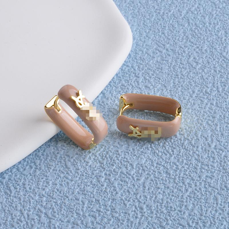 

Корейські Модні Сережки-Пусети, Емальована Підвіска, Стиль INS, Прості Сережки, Розкішні Вишукані Прикраси