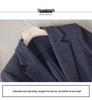 2025 Damen Merino-Woll-Anzugjacke - Herbst/Winter Petite Slim Fit, Verdickter Blazer im Göttinnen-Stil