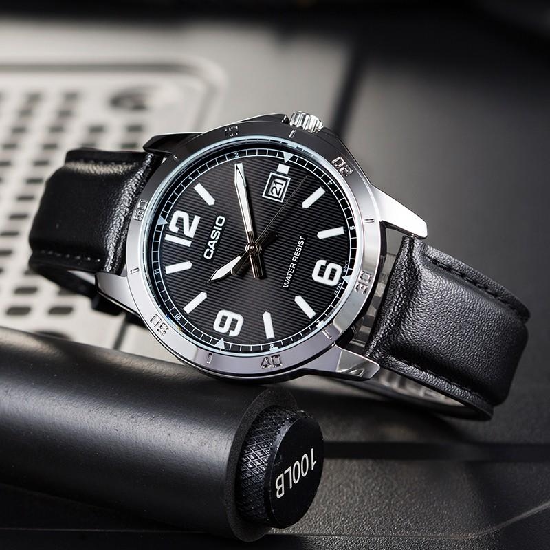 Casio Men Standard Series Black Watch MTP-V004L-1B MTP-V004L-1B