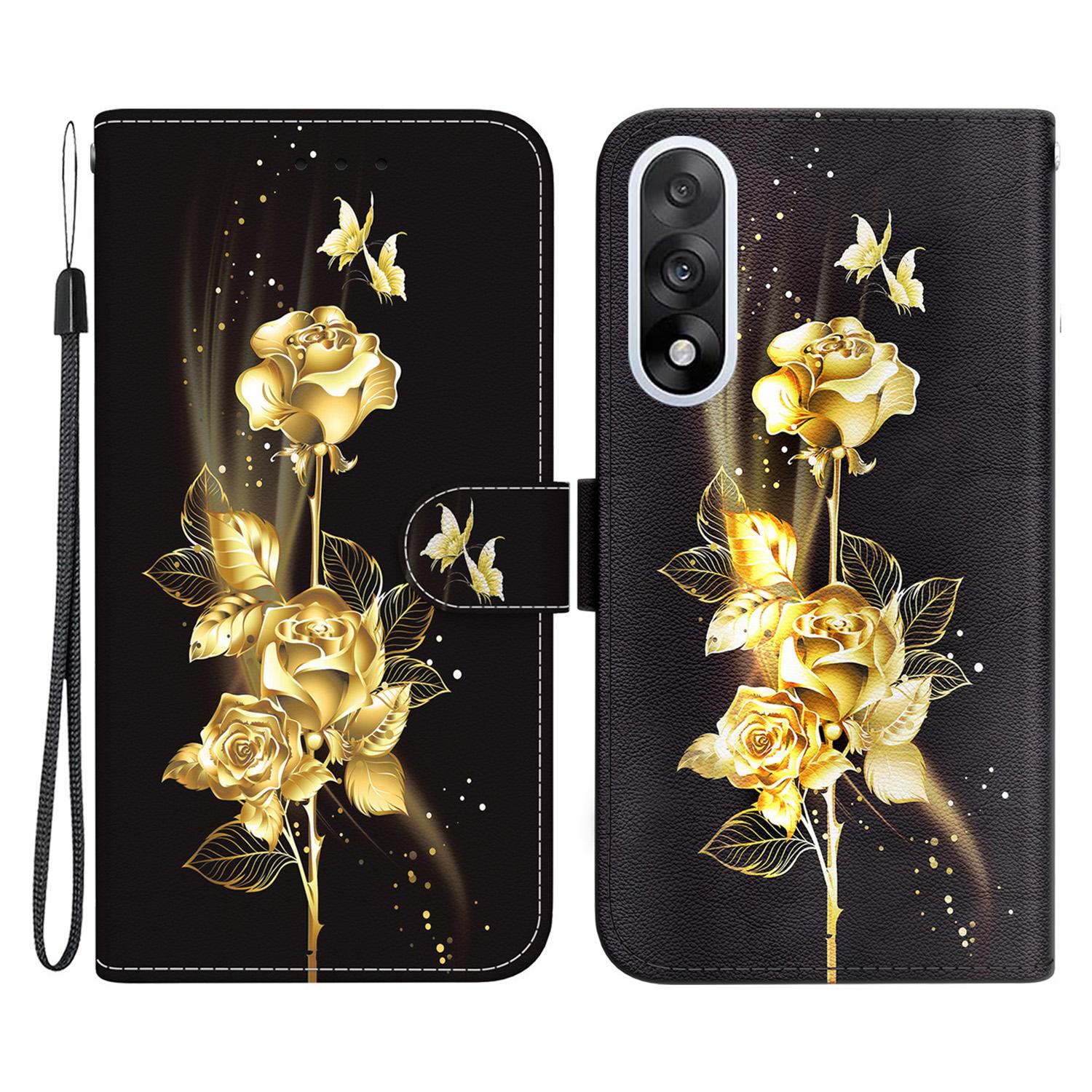 

For OnePlus Nord 5 5G/Ace 5 Ultra 5G Wallet Phone Case Anti-Drop Pattern Printing Leather Flip Cover with Strap
