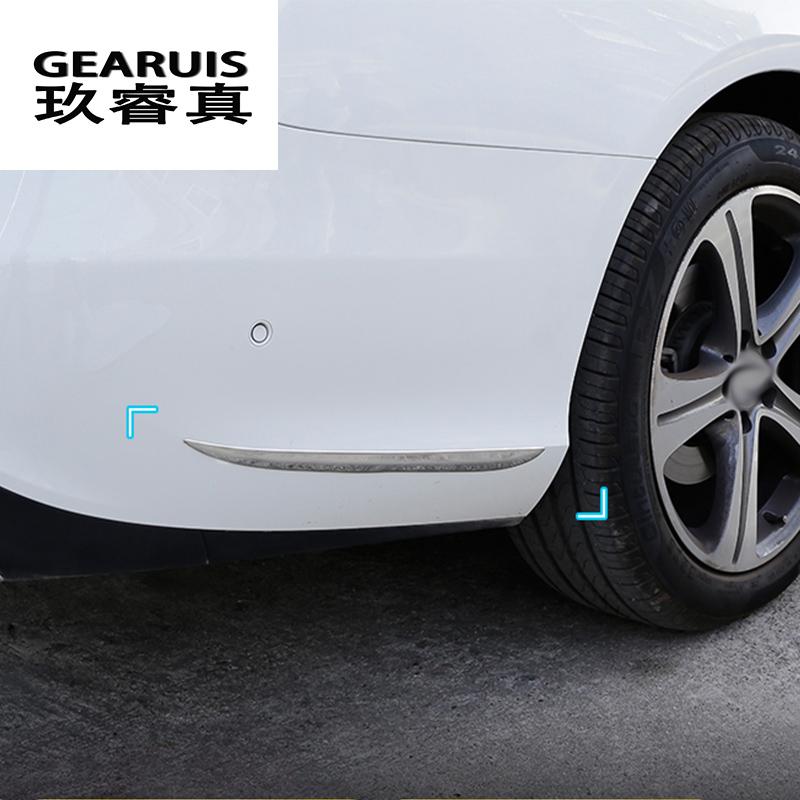 Car styling Rear Side Mirror body stainless steel Sticker Cover Trim For Mercedes Benz New E class W213 2016-2017