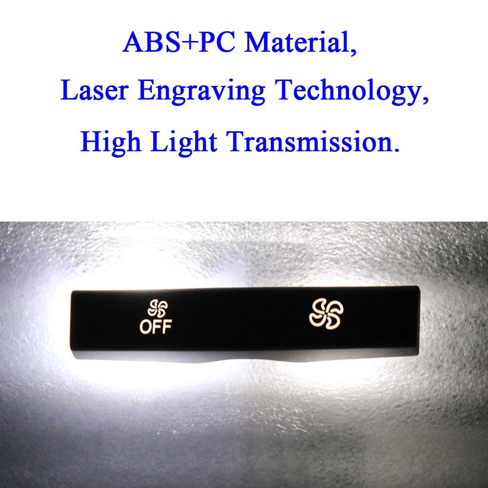 Tabloul de bord mașinii aer condiționat AC ventilație buton de control al volumului set capace de chei de înlocuire pentru BMW X3 X4 F25 F26