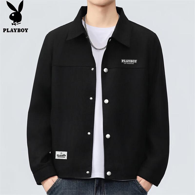 PLAYBOY Men's Autumn/Winter Casual Lapel Jacket