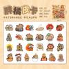 50 pcs Cute cartoon guinea pig pickup hand tent stickers children girl stickers PET sticker pack Scrapbooking accessories